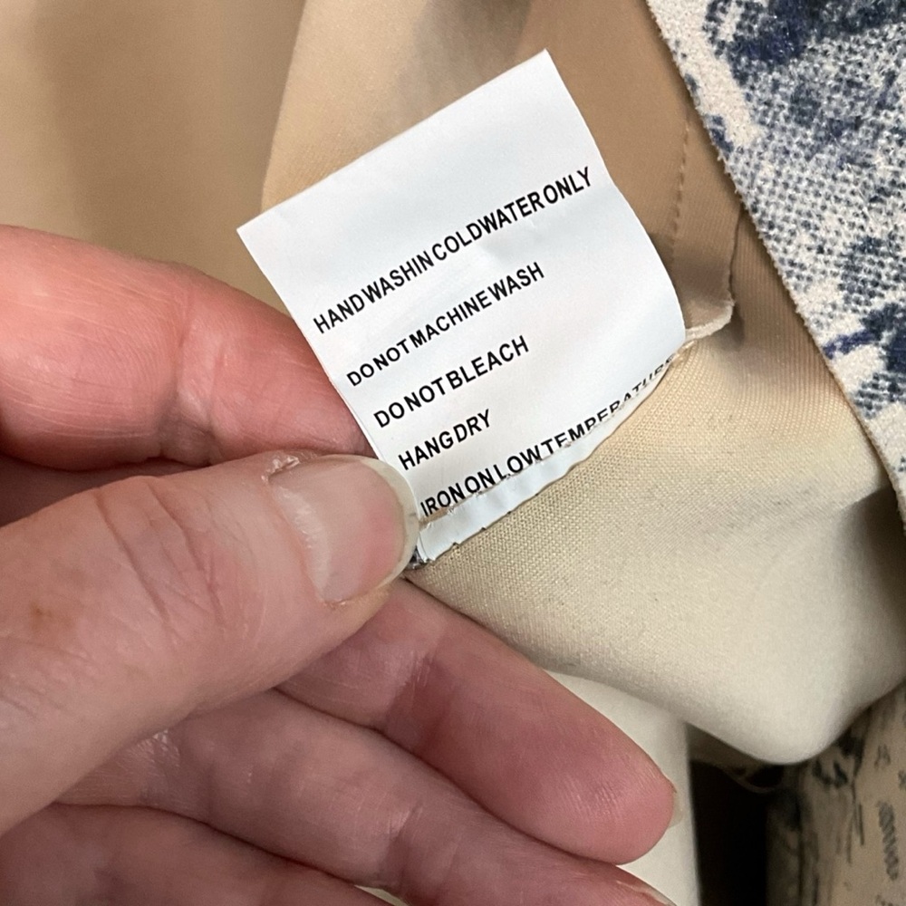 Solitaire For Anthropologie Trench Coat Size M Faux Suede Like Boho Belted - Picture 10 of 10